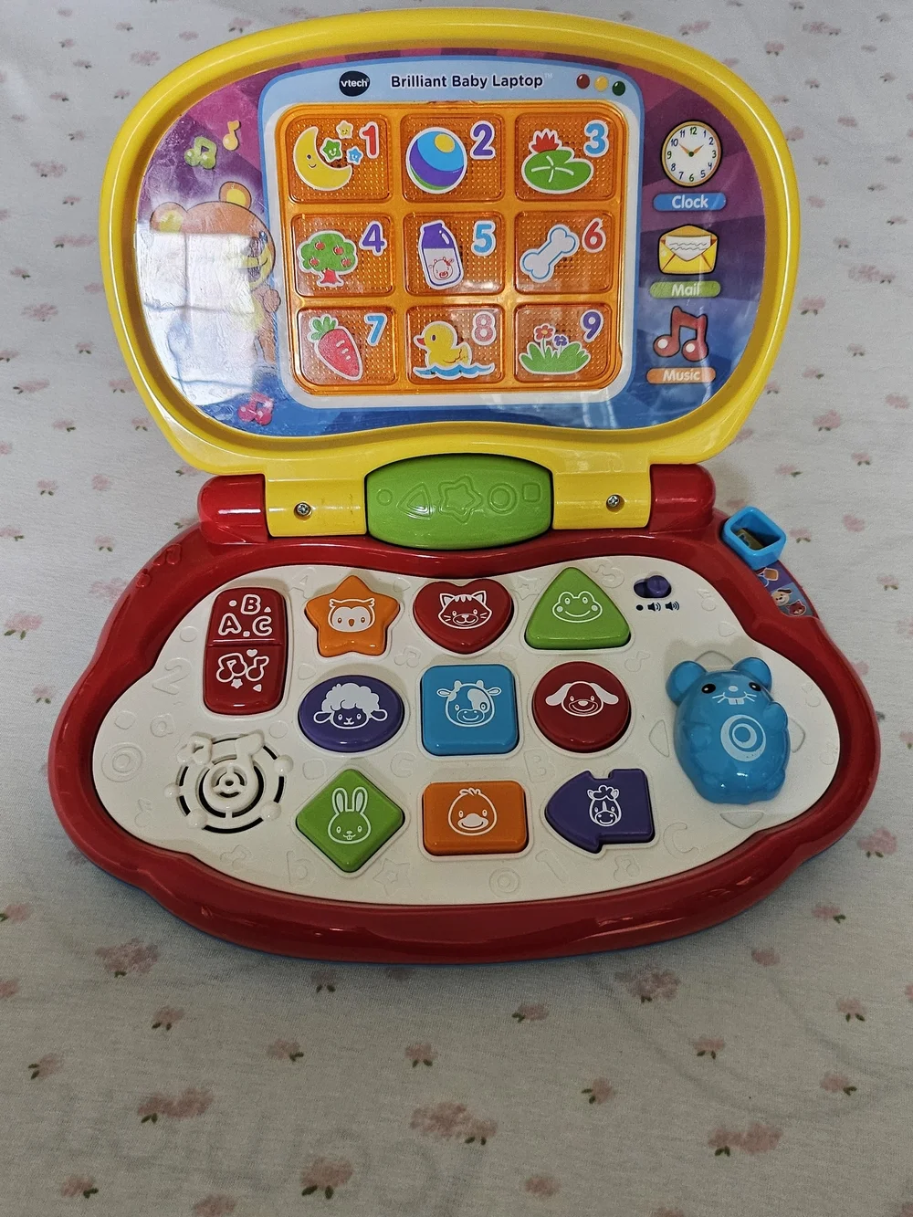Colorful Interactive Kids Learning Toy Set - Red, Yellow, Blue